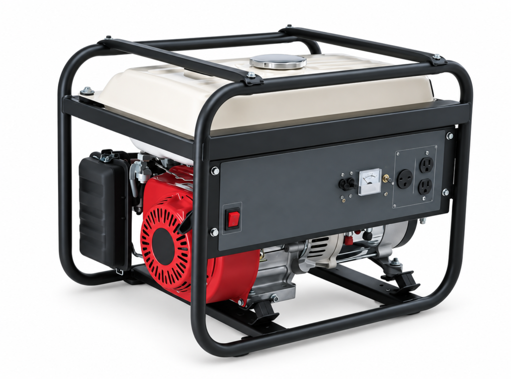 Open-frame gasoline generator for wholesale sourcing